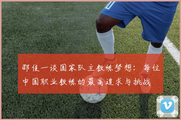 邵佳一谈国家队主教练梦想:每位中国职业教练的最高追求与挑战