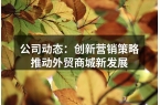 公司动态：创新营销策略推动外贸商城新发展
